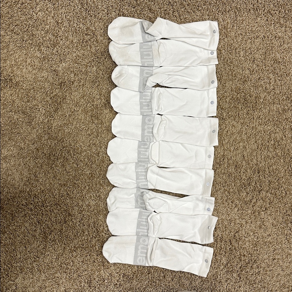 Men’s Power Stride Crew socks- white size m/l